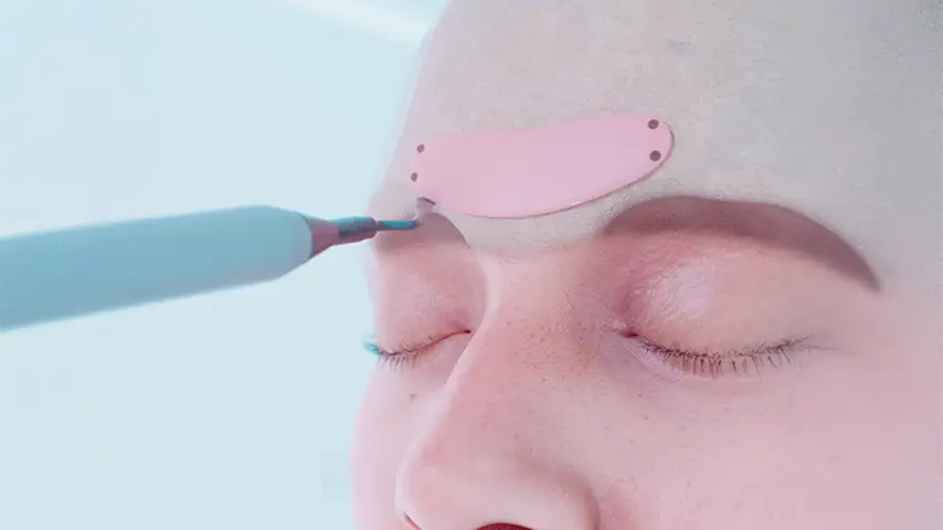 Forehead & brow feminization  PIEZOSURGERY®